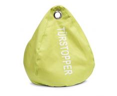 Zeller 13823 Fermaporta, Polyester, Verde, 13x13x24 cm