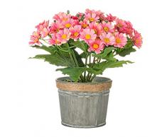 EUROCINSA RIF.60020C21 Ringello Margherita Rosa, Scatola da 4 Pezzi, plastica, Metallo, 20 x 23 cm