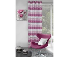 Eurofirany ZAS/Bess/B + róż Tenda Occhielli Bess, Poliestere, Rosa, 0,02 x 140 x 250 cm