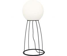 Star Gardenlight - Lampada da giardino in metallo, 94 x 38 cm, colore: Bianco/Nero