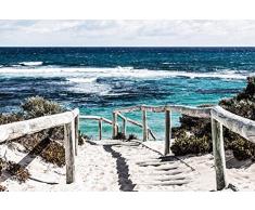 Scenolia Carta da Parati Decorativa Poster Direzione Balneazione 3Â x 2,70Â m | Decorativo e Foto Parete XXL qualitÃ HD