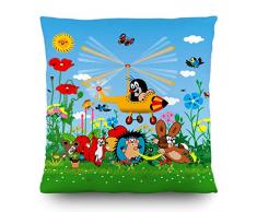 AG Design CND 3124 - Cuscino Decorativo in Poliestere, Multicolore, 40 x 40 cm