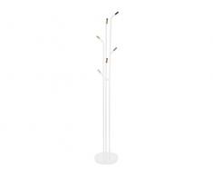 Leitmotiv Fushion - Guardaroba in Acciaio, Taglia Unica, Colore: Bianco