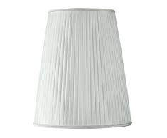 Paralume Plissettato forma Bistrot Ã 20Â x 10Â x 30Â (plissÃ© mano) Grigio Perla