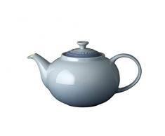 Le Creuset, Teiera Classica, Rotonda, 1,3 Litri, Gres, Coastal Blu