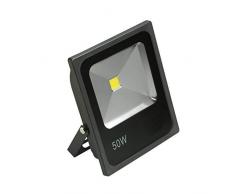 Vivida - Flood Applique Led IP65 Finitura Nera 50W