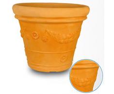 Duplast Vaso Doppi Bordo, Multicolore, 85 cm