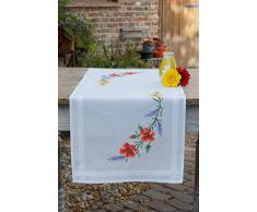 Vervaco - Kit runner da tavola, colori assortiti