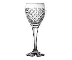 Crystaljulia 10371 Bicchieri da Vino, 280 milliliters