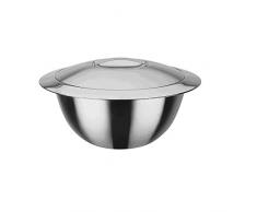 GSW Stahlwaren GmbH Thermo terrina con Coperchio, 22Â x 12.5Â cm, 3.2Â l, in Acciaio Inox, Argento, 30Â x 22Â x 12.5Â cm