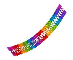 Decor Service - Ghirlanda di Carta, Multicolore, 3,6 m