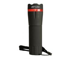 Arcas 1Â Watt Zoom torcia in plastica, incluse 3Â batterie AAA R03Â 307Â 00020