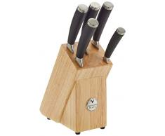 Raymond Blanc 56444 - Ceppo in Legno con coltelli, 6 Pezzi