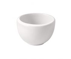 Villeroy & Boch 1042641455 NewMoon Tazzina da CaffÃ¨ Contemporaneo Senza Manico, Porcellana, Lavabile in Lavastoviglie, Alta QualitÃ , Bianco, 90 ml