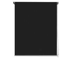 Estoronline Tenda avvolgibile, PVC e Fibra di Vetro 120x180x8 cm Nero