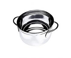 MEPRA Legumiera Senza Coperchio N.T, 24 cm, Acciaio Inossidabile 18/10