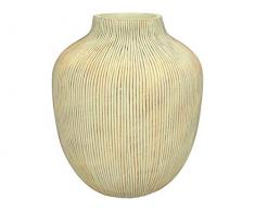 J. Kersten BV Vaso, Poliresina, Marrone, 21x21x24,4cm