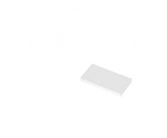 Hudson Reed Trueshopping - Copri WC Compatto in Marmo, 500 mm, Colore: Bianco