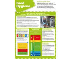 Igiene alimentare | Salute e sicurezza Poster | Carta lucida laminata 420 mm x 594 mm (A2) | Cartelle per la salute e la sicurezza Ufficio e Commerciale | Schede educative by Daydream Education