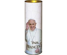 La Briantina Lumino Ecologico Papa Francesco, Bianco, 18.5 x 6 cm