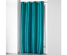 Douceur d’Intérieur - Tenda con occhielli, in poliestere, dimensioni: 140 x 240 cm, ceramica, blu, 140x1x240 cm
