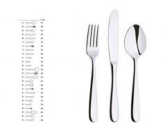 Abert Set 12 Forchettine Inox Dolce milord Forge Utensili da Cucina