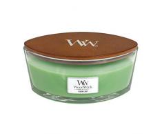Woodwick Line Basic Elipse Candela Palm Leaf 76192E, Cera, Verde, 19x9x12 cm, 2 unitÃ 