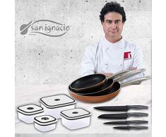 San Ignacio - Set di padelle Chef Copper Confezione da cucina