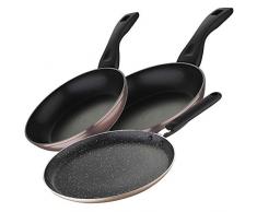 Set Neon: padelle Ã20 e Ã30 e per crepes Ã24 cm