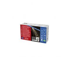 Konstsmide 3858Â âÂ 100/Micro LED catena luminosaCluster/per esterno (IP44)/con 8Â funzioni, unitÃ di controllo E FUNZIONE DI MEMORIA/144Â diodi bianco caldo/36Â V Trasformatore da esterno/cavo nero