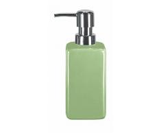 Kleine Wolke, Dispenser di Sapone, Pietra, Verde Chiaro, 6.5Â x 6.5Â x 17.8Â cm