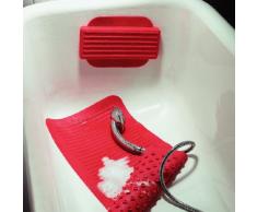 Spirella Collection Viva, Tappetino da Doccia, 55 x 55, Gomma, Bianco