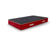 miasuite i sogni italiani Materasso Una Piazza e Mezza 120x200 h 28 cm Molle indipendenti e 5 cm di Memory Ortopedico Giove