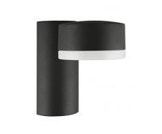 Ledvance Outdoor Facade Spot Applique da Esterno, 8W, Luce Calda, 3000K IP54, Grigio Scuro