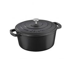 Kela 12472 Calido - Rostiera in ghisa, 5 l, colore: Nero