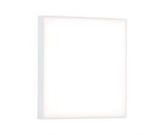 Paulmann 79816 Velora LED rettangolare, incl. 1 x 13 Watt lampada da soffitto bianco opaco, pannello di luce in metallo 3000 K, 225mm