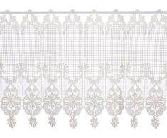 Plauener Spitze by Modespitze, Tendina decorativa, altezza 45 cm, Beige (Champagner), larghezza: 96 cm