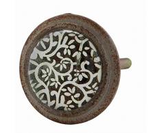 Clayre & Eef 63296 - Pomello per Porta, Ã 4 x 7 cm