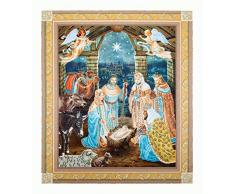 Pracht Creatives Hobby DD15-002 - Presepe Natalizio con Diamanti Scintillanti da Personalizzare, ca. 85 x 100 cm, per dipingere con Diamanti, Nuova e Creativa.