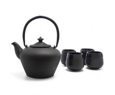 Bredemeijer 153006 Set teiera e Tazze, Ghisa