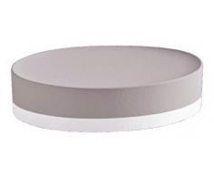 Gedy New Mizar Portasapone, Ceramica, TÃ³rtora, 9Â x 12,3Â x 3