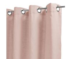 Homemaison Tenda Tinta Unita, Lino, Rosa, 250Â x 140Â cm
