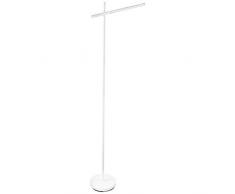 Brilliant Ueno - Lampada da terra a 1 luce, in plastica, 5 W, colore: Bianco