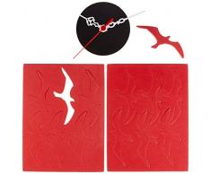 Asir Group LLC 3duhr-77 Clocky Decorativa Orologio da Parete, Multicolore