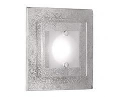 Honsel luci lampada da parete, in alluminio, 4.5Â W, nickel anticato, 15,5Â x 15,5Â x 6,5Â cm