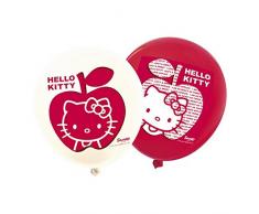 Hello Kitty 6 kty057 Apple Palloncini Rosso 30 cm – Set di 12