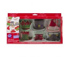 WILTON NATALE 2013 SET 7 TAGLIAPASTA STIVALI E CAPPELLI