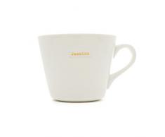 Keith Brymer Jones Standard Secchio Tazza Jessica, 0.35l, Porcellana, Bianco, 12.5Â x 10Â x 8Â cm