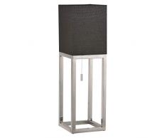 Naeve Leuchten, Lampada da tavolo Liam, cromato, 19Â x 19Â x 65Â cm