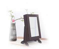 Tocco di Bellezza armadietto portagioie Organizer Armoire Storage Box controsoffitto Supporto & Specchio cosmetico